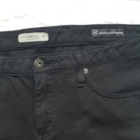 Anthropologie AG Adriano Goldschmied Black The Legging Super Skinny Fit - Picture 2 of 5